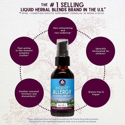 Benefits of Kick-It Allergy Seasonal Rescue For Kids