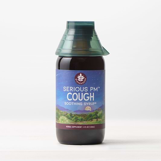 Serious PM Cough Soothing Syrup 4oz Jigger