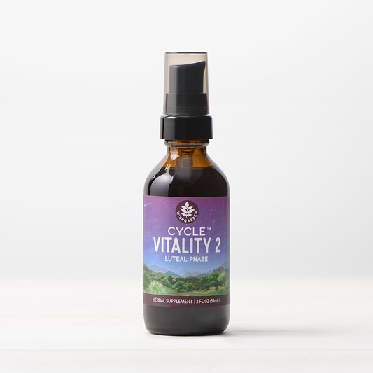Cycle Vitality 2 Luteal Phase - Progesterone Support 2oz Pump