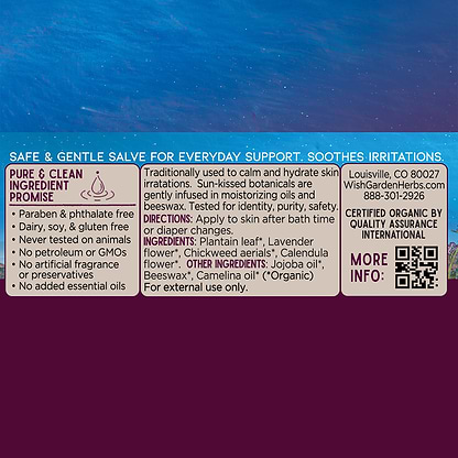 Baby Bum Diaper Rash Balm Ingredients & Supplement Facts