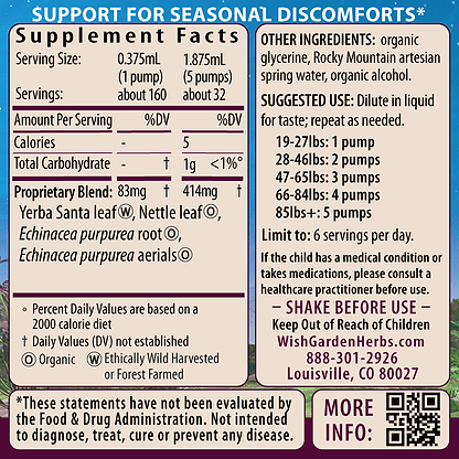 Kick-It Allergy, Seasonal Rescue For Kids