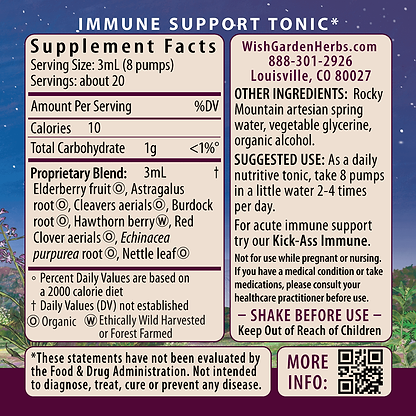 Daily Immune Builder Ingredients & Supplement Facts
